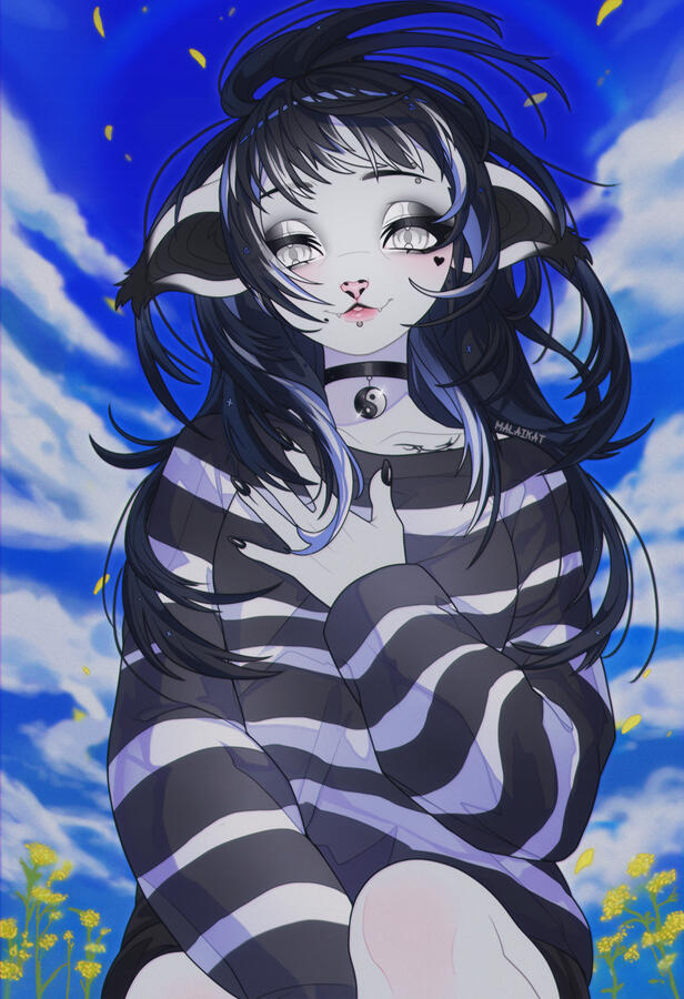 *flat colored halfbody - patreon benefit