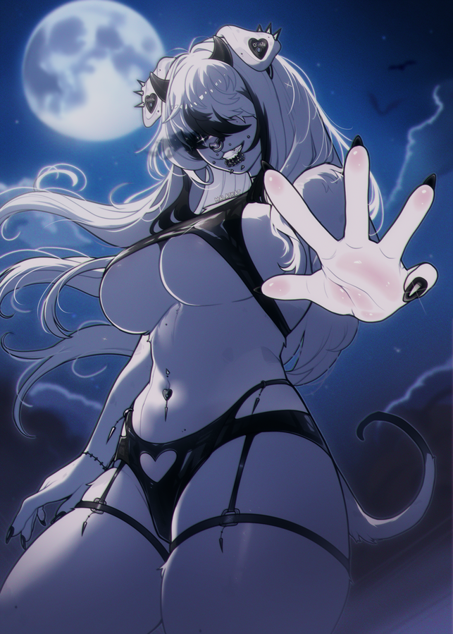 *flat colored halfbody + extra - commission